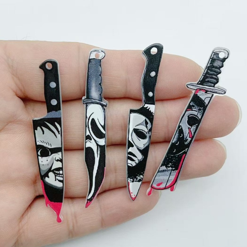 Jewelry Making Earrings - 10 pieces of acrylic jewelry Halloween
