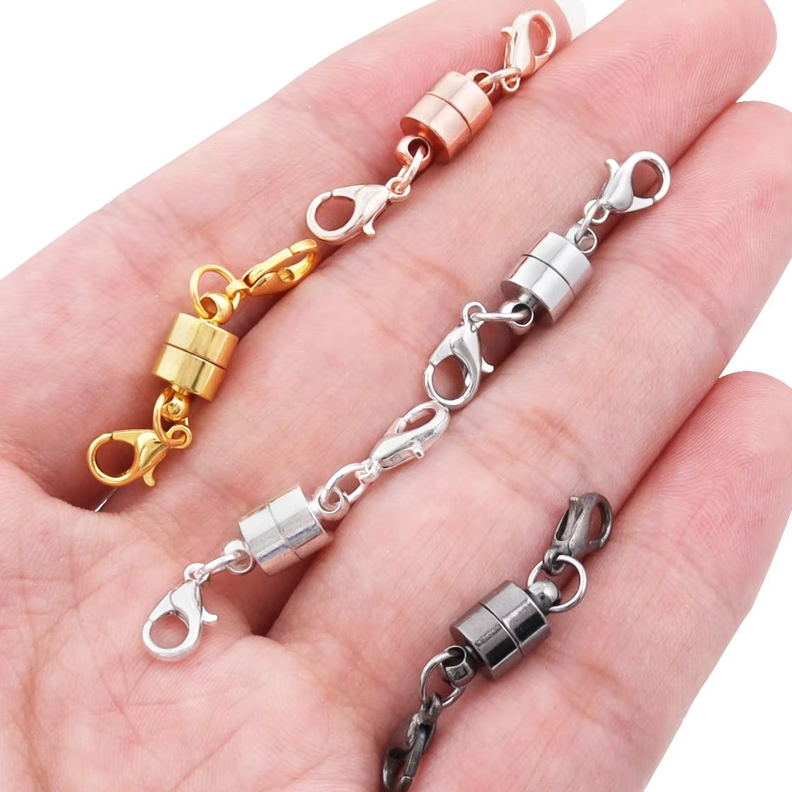 Jewelry Making Class - 5Sets/Lot Magnetic Clasps With Lobster Clasps