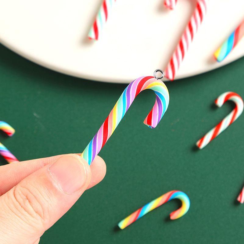 10pcs Cute Clay Christmas Pend - Jewelry Making In Clay ulasan dan harga