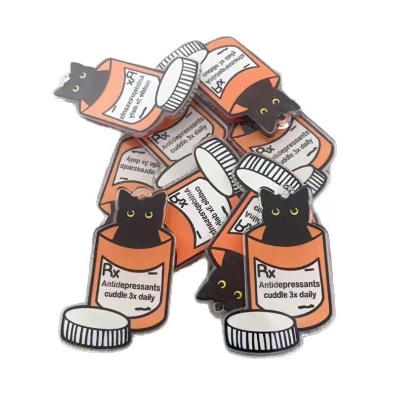 10pcs acrylic medicine cat pen - Jewelry Making Earrings ulasan dan harga