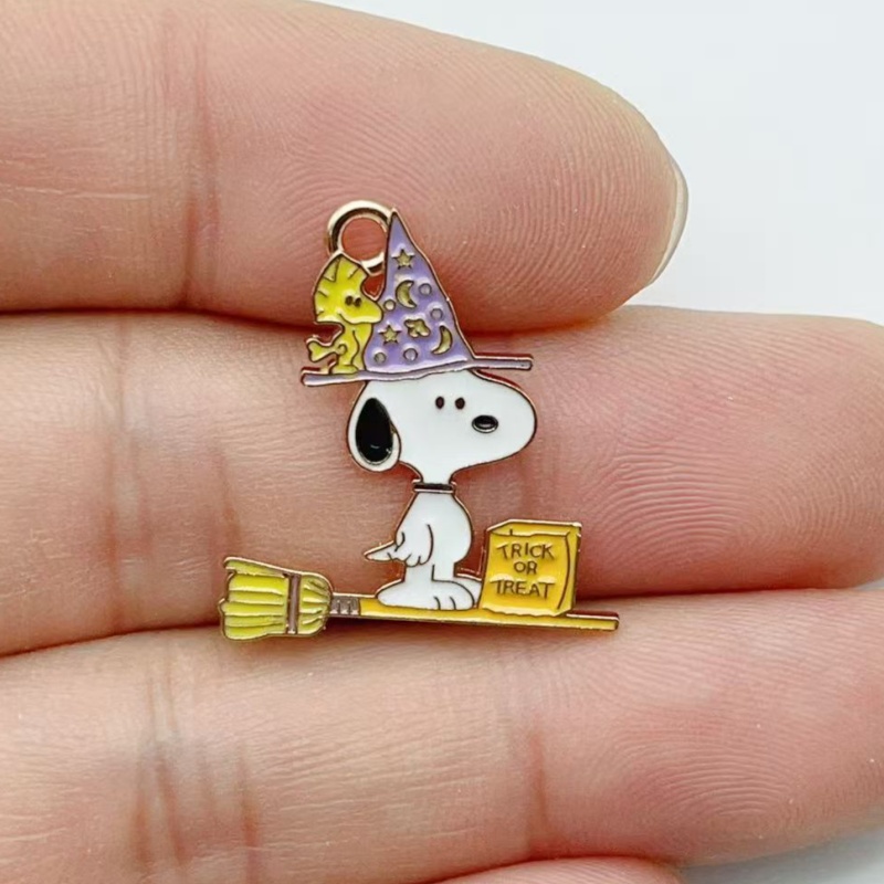 10Pcs Cute Halloween Cartoon P - Jewelry Making ulasan dan harga