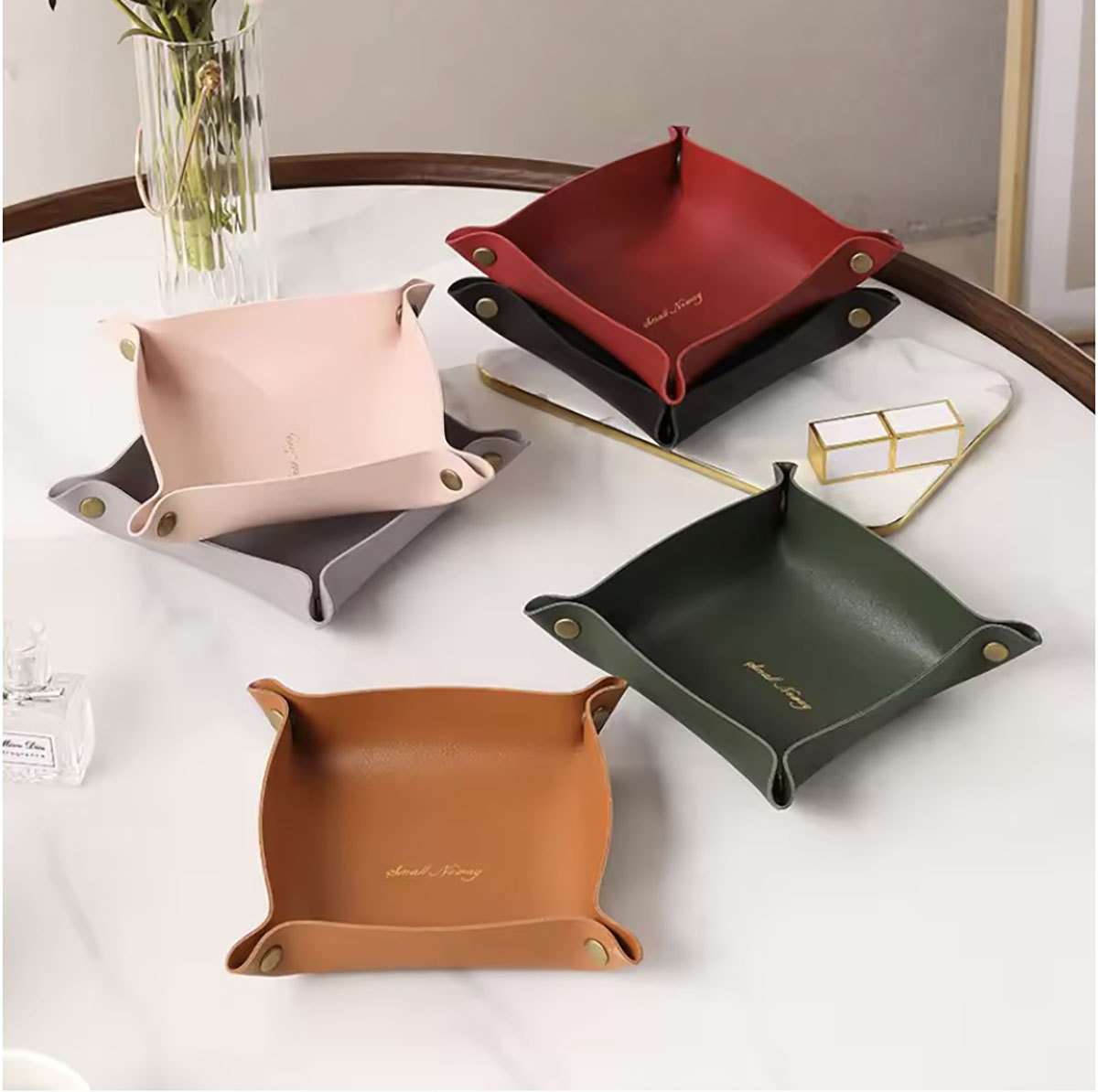 Nordic Style Leather Storage T - Jewelry Making Box ulasan dan harga