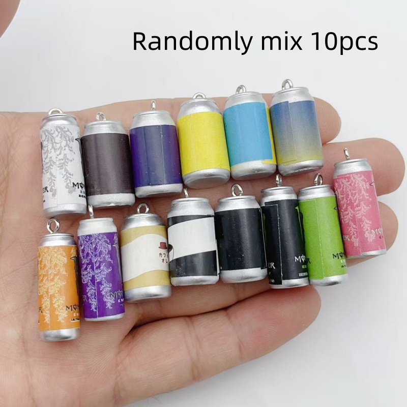 10Pcs Mini Simulation Beverage - Jewelry Making Earrings ulasan dan harga