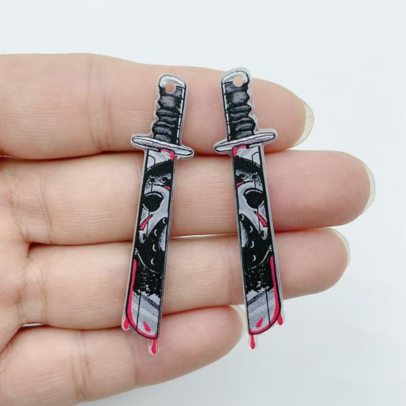 10 pieces of acrylic jewelry H - Jewelry Making Earrings ulasan dan harga