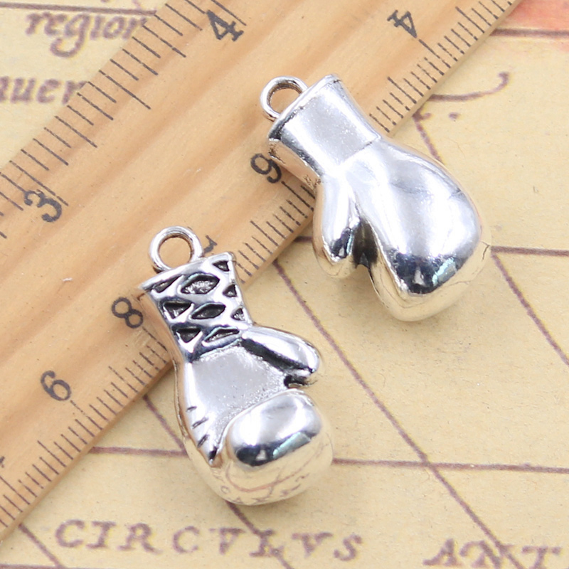 5pcs Charms 3D Boxing Glove Fi - Jewelry Making Gloves ulasan dan harga