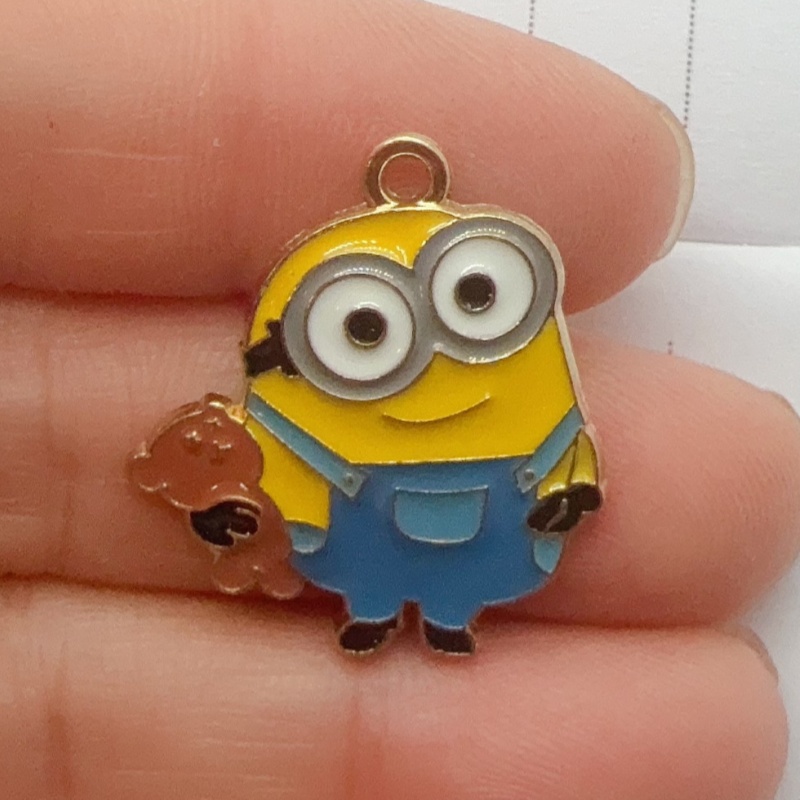 10pcs alloy drip oil cartoon p - Jewelry Making Earrings ulasan dan harga