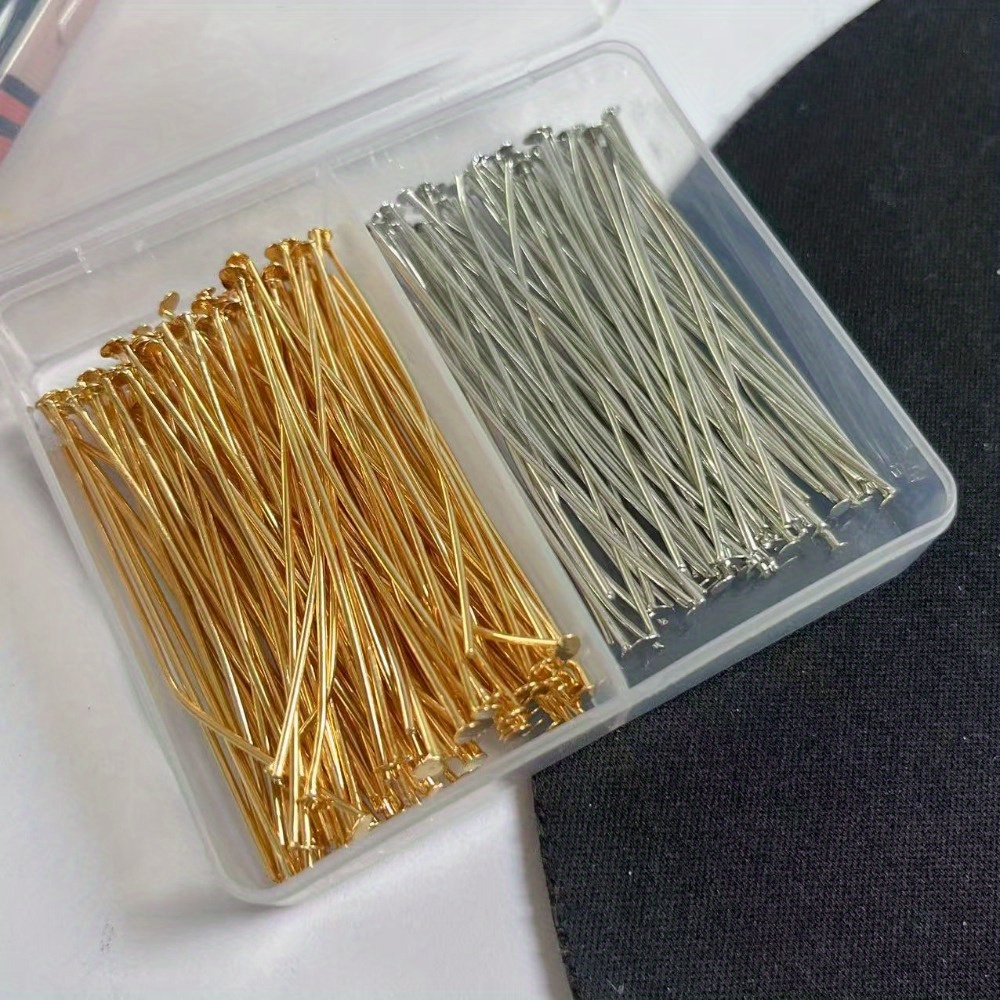 200pcs 30/40/50mm Iron-headed  - Jewelry Making Box ulasan dan harga
