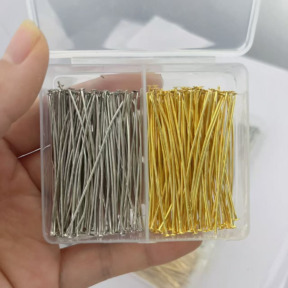 200pcs 30/40/50mm Iron-headed  - Jewelry Making Box ulasan dan harga