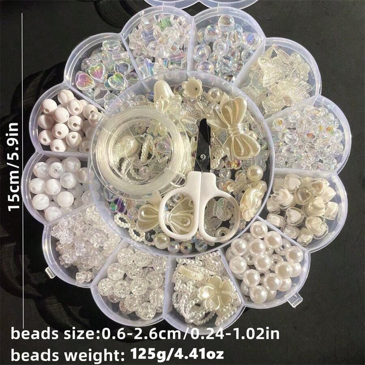 2Set/1Set 13 Grids Acrylic Flo - Jewelry Making Box ulasan dan harga