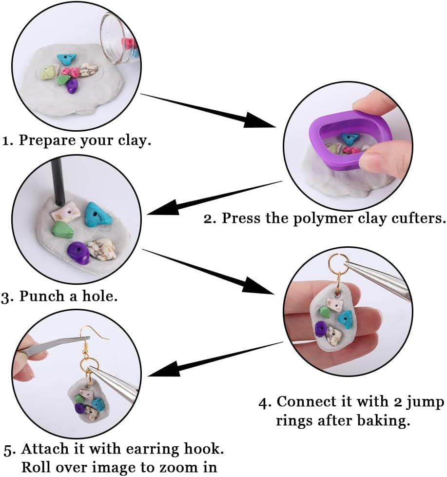 Polymer Clay Earring Making Ki - Jewelry Making In Clay ulasan dan harga
