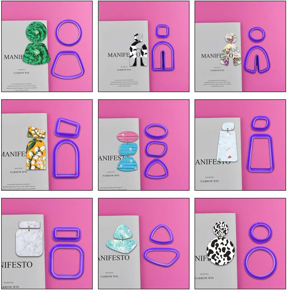 Polymer Clay Earring Making Ki - Jewelry Making In Clay ulasan dan harga