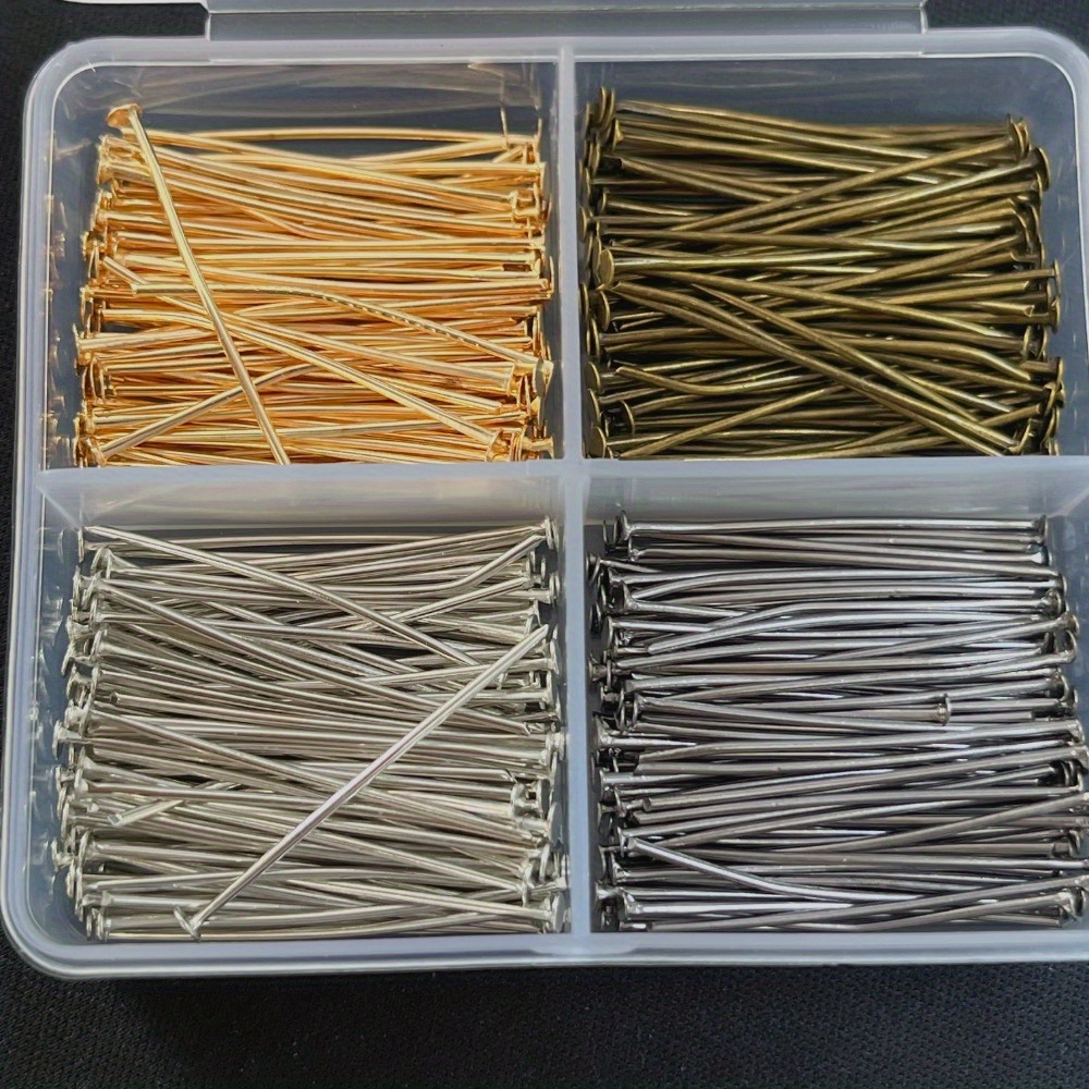 400pcs Mixed Iron Head Pins 30 - Jewelry Making Box ulasan dan harga