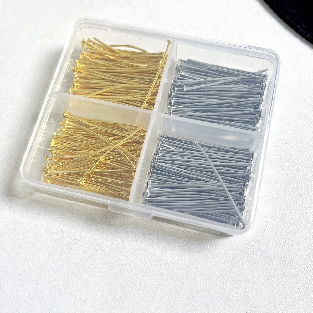 400pcs Mixed Iron Head Pins 30 - Jewelry Making Box ulasan dan harga