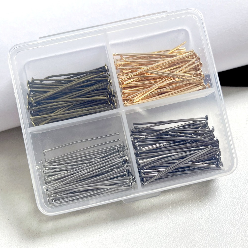 400pcs Mixed Iron Head Pins 30 - Jewelry Making Box ulasan dan harga
