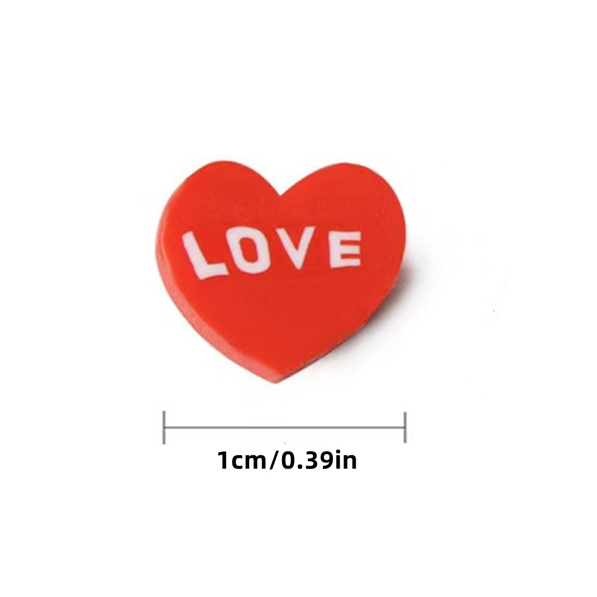 100pcs 10mm Red and Pink Peach - Jewelry Making In Clay ulasan dan harga
