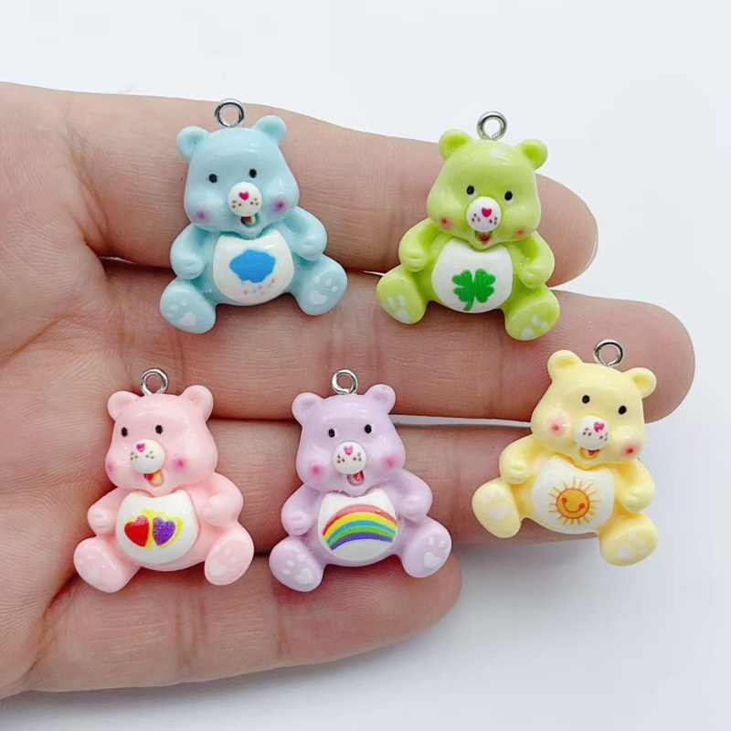 10pcs cartoon animal charm pen - Jewelry Making ulasan dan harga