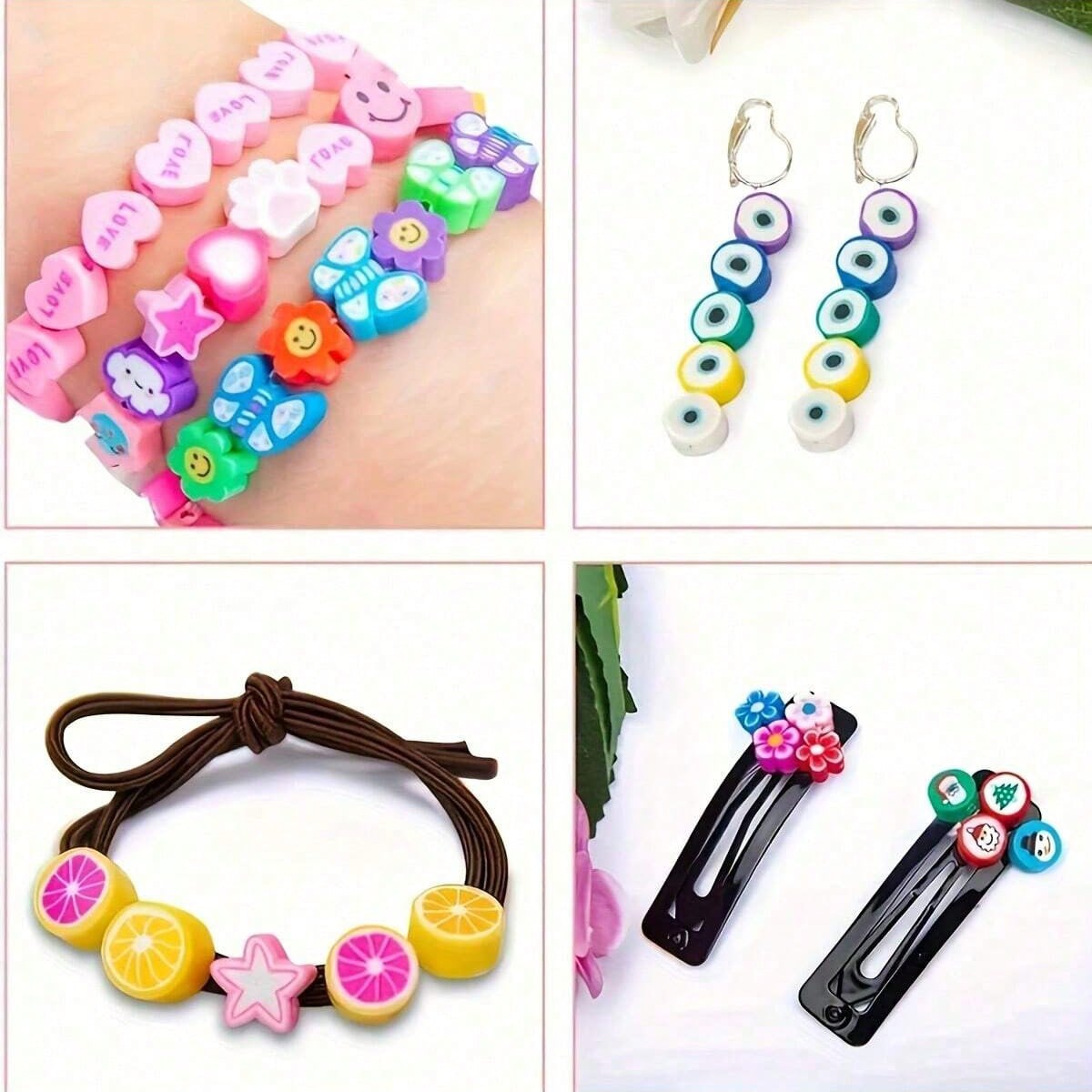 1450/1200/250pcs Polymer Clay  - Jewelry Making Box ulasan dan harga