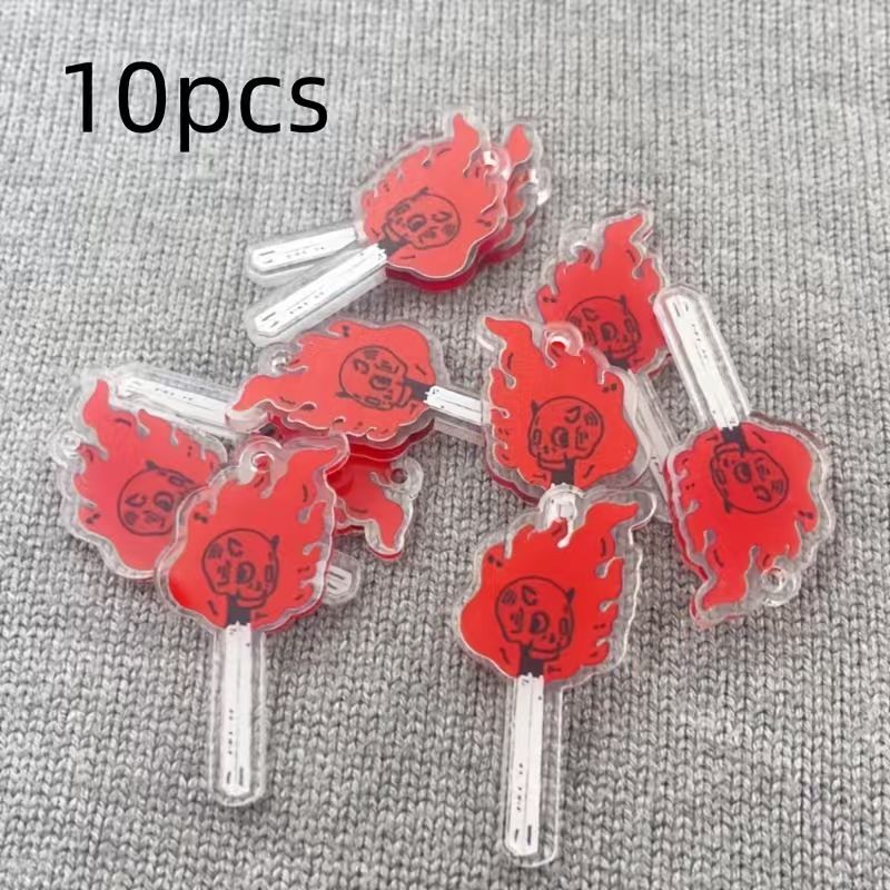10pcs acrylic skull pendant, D - Jewelry Making Earrings ulasan dan harga