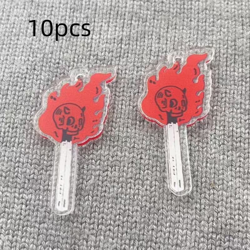 10pcs acrylic skull pendant, D - Jewelry Making Earrings ulasan dan harga