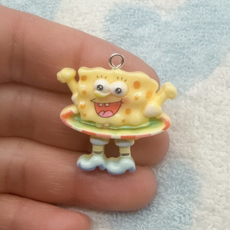 10pcs cartoon resin pendant, D - Jewelry Making Earrings ulasan dan harga