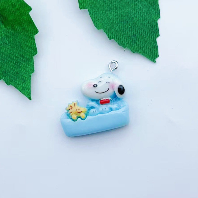 12pcs resin cartoon dog pendan - Jewelry Making Earrings ulasan dan harga