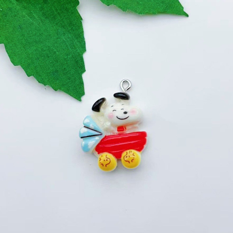 12pcs resin cartoon dog pendan - Jewelry Making Earrings ulasan dan harga