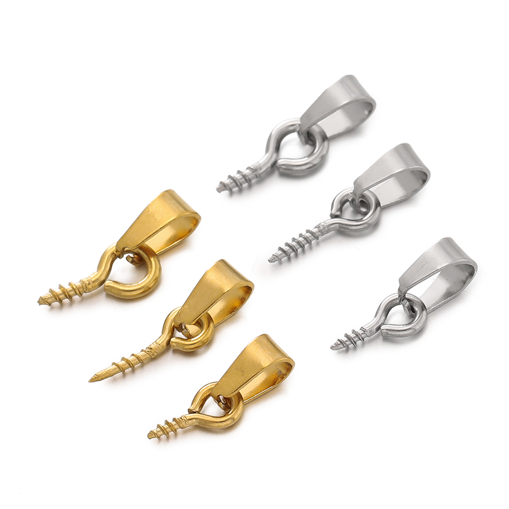 20pcs Stainless Steel Screw Ey - Jewelry Making Eye Pins ulasan dan harga