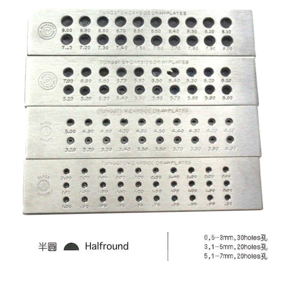 Half Round Tungsten Carbide Dr - Jewelry Making Drawing ulasan dan harga