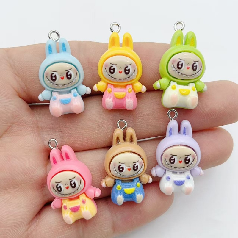 10Pcs Kawaii Rabbit Strawberry - Jewelry Making Earrings ulasan dan harga
