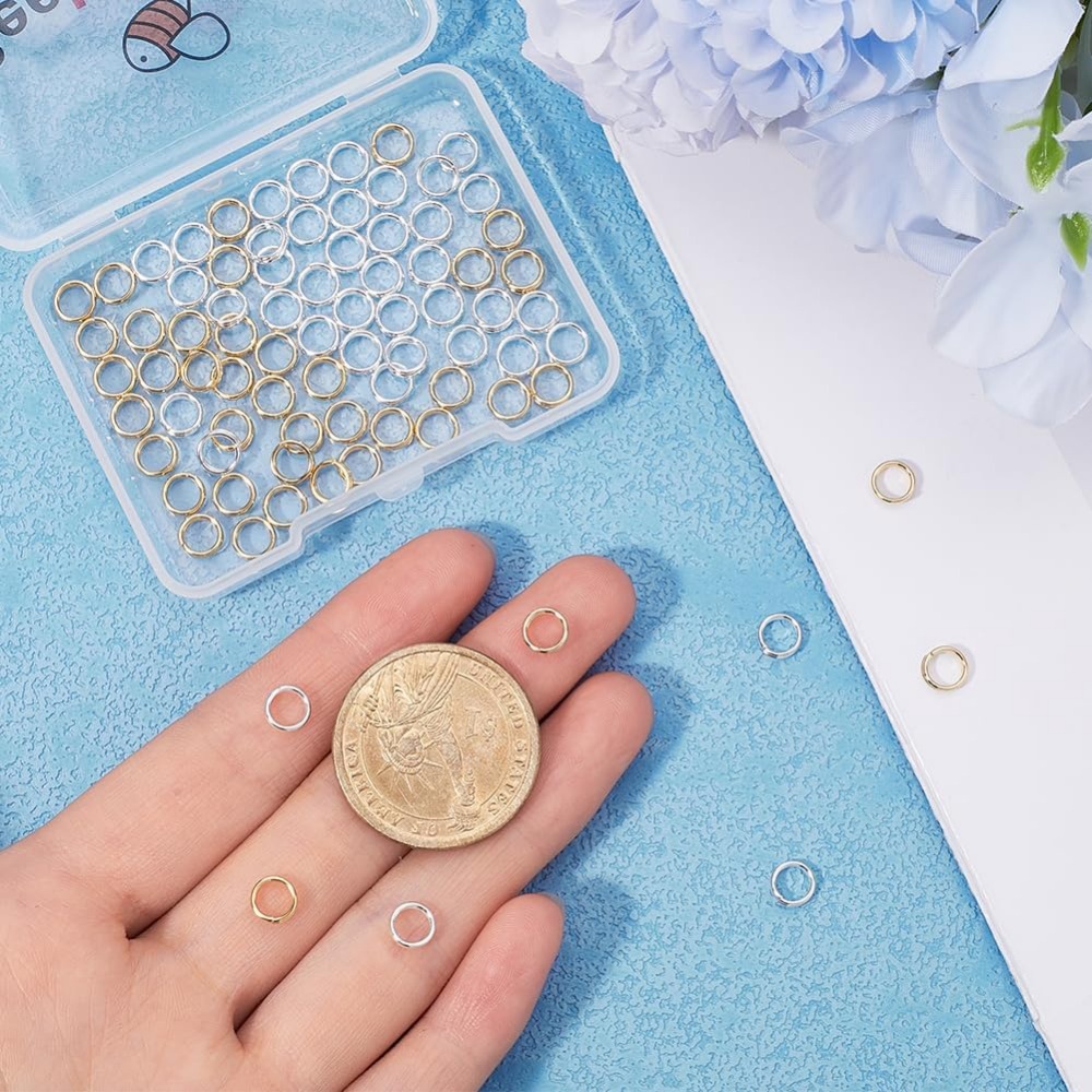 1 Box 80Pcs Split Jump Ring 24 - Jewelry Making Box ulasan dan harga