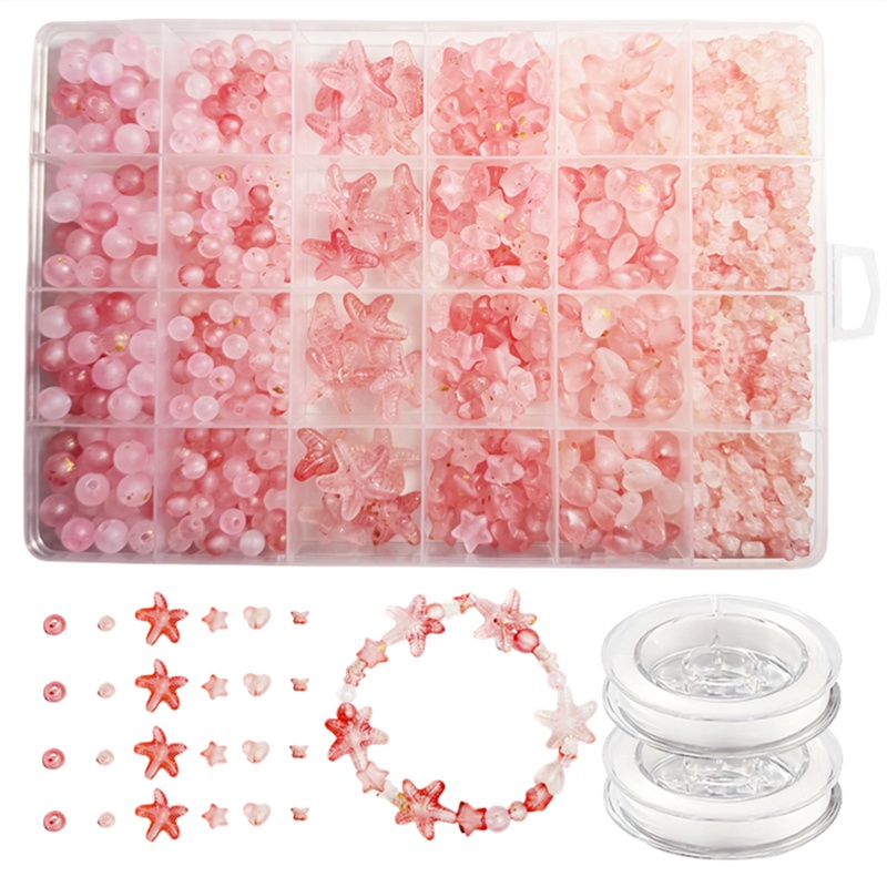 7-19mm 825pcs Matte Gradient L - Jewelry Making Box ulasan dan harga