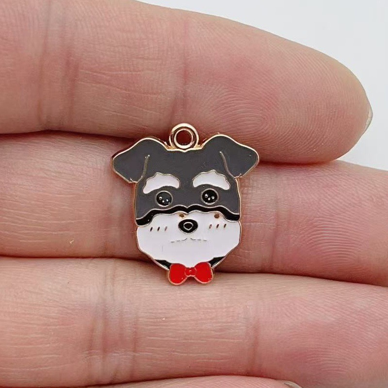 12pcs cartoon pet spotted dog  - Jewelry Making Earrings ulasan dan harga