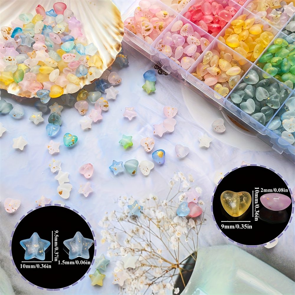 610pcs 24 grid Star Moon Mixed - Jewelry Making Box ulasan dan harga