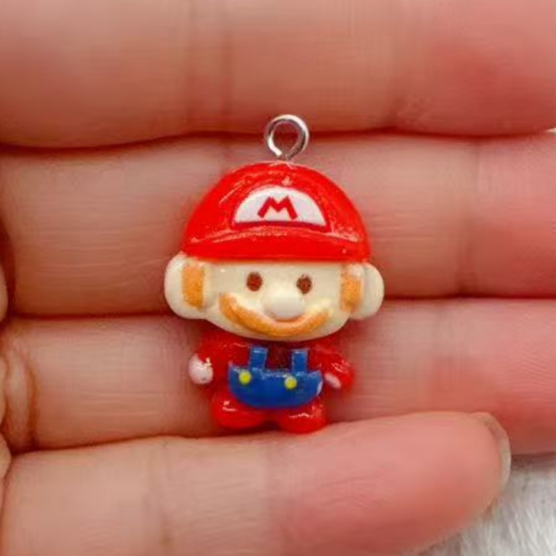 10pcs resin cartoon pendant, D - Jewelry Making Earrings ulasan dan harga