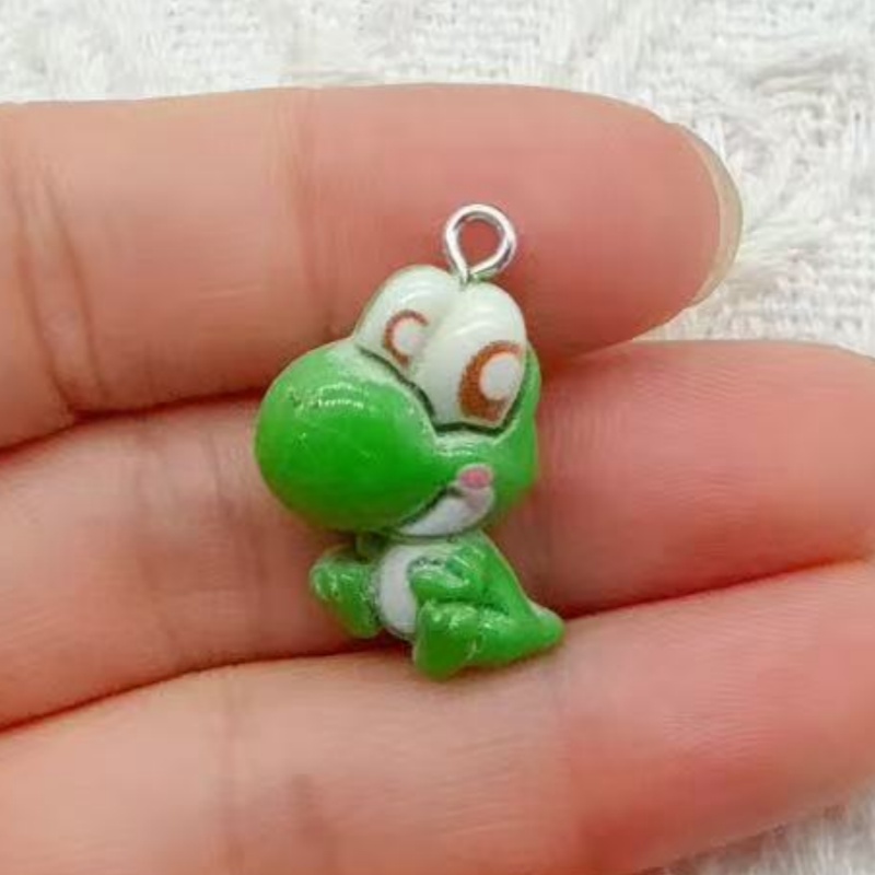 10pcs resin cartoon pendant, D - Jewelry Making Earrings ulasan dan harga