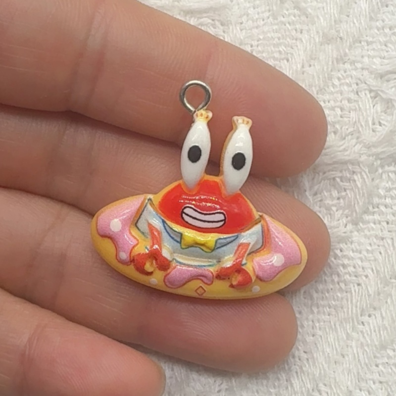 10pcs cartoon resin pendant, D - Jewelry Making Earrings ulasan dan harga