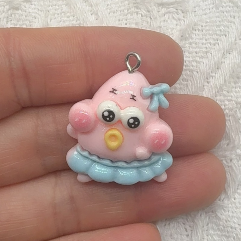 10pcs cartoon resin pendant, D - Jewelry Making Earrings ulasan dan harga