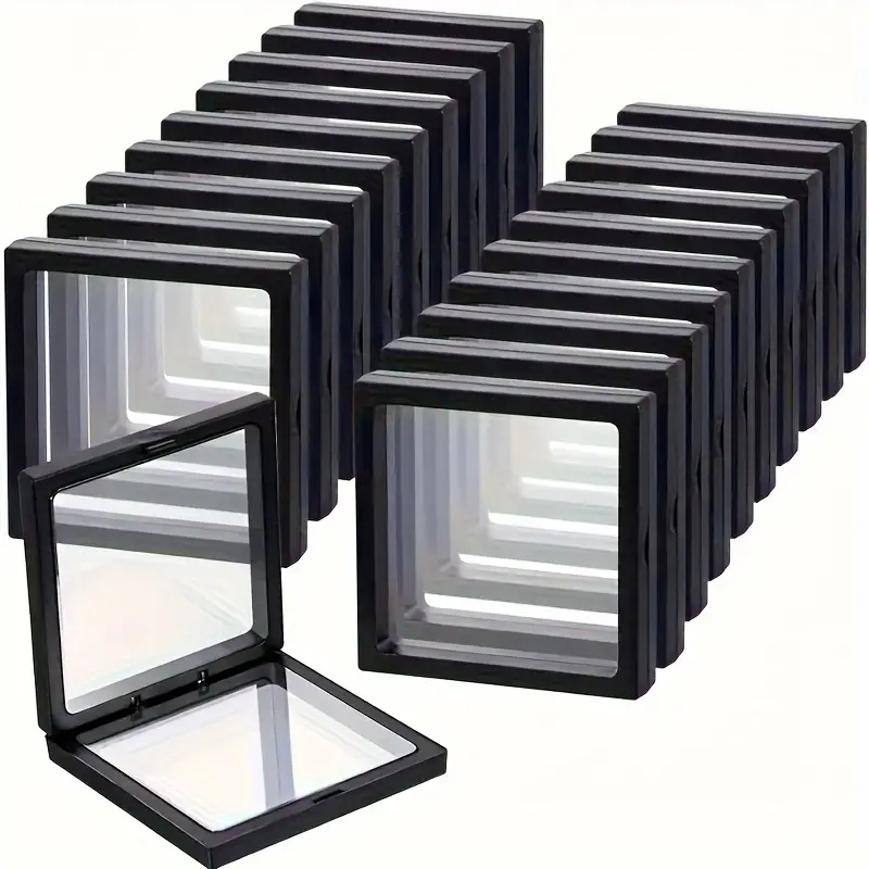 20Pcs Clearview 3D Floating Di - Jewelry Making Box ulasan dan harga