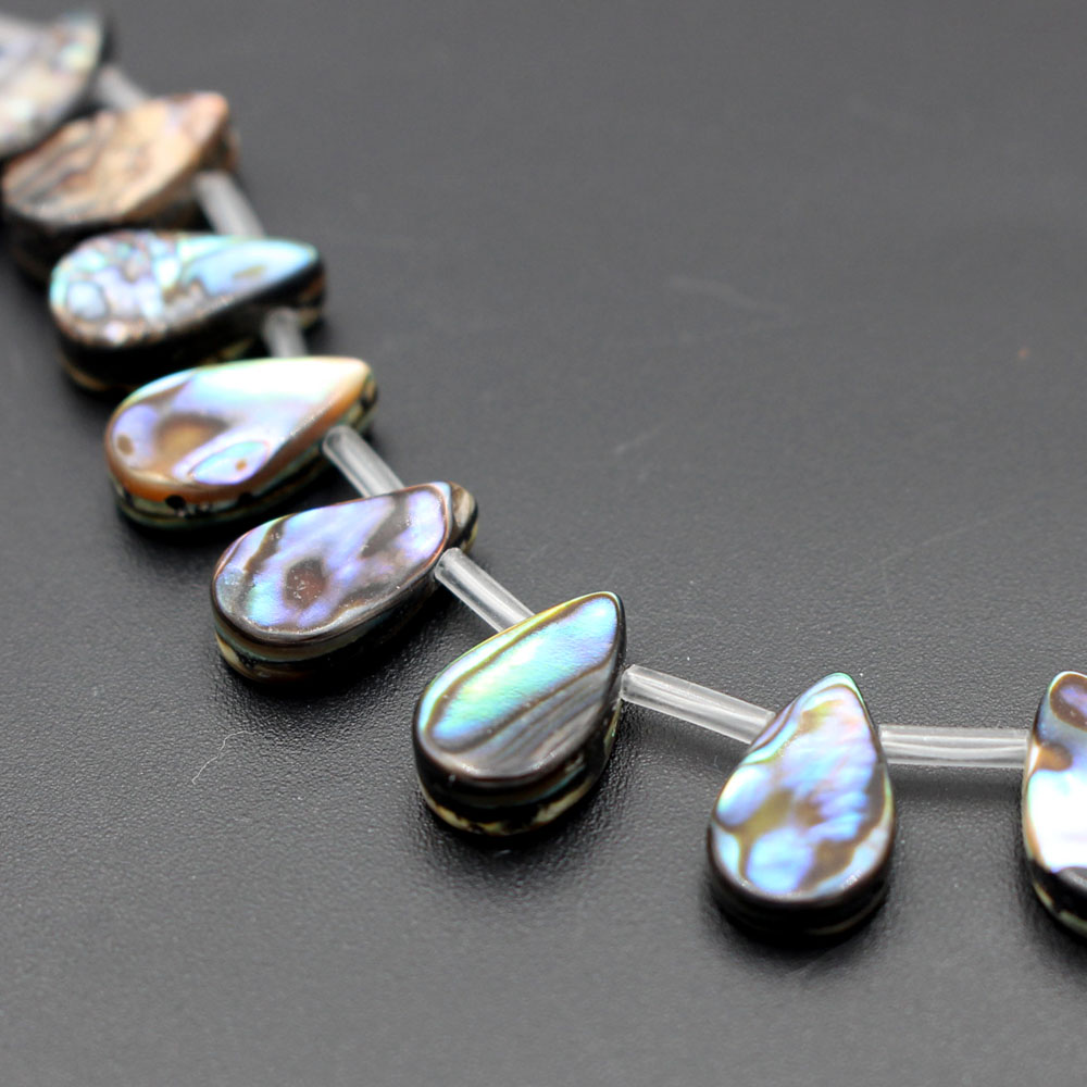 1 Strand 8x12mm Teardrop Drop  - Jewelry Making New Zealand ulasan dan harga