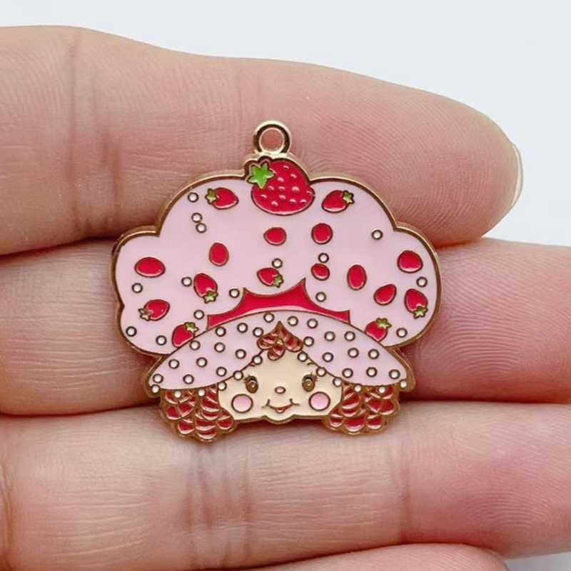 10pcs Cute Little Girl Enamel  - Jewelry Making Earrings ulasan dan harga