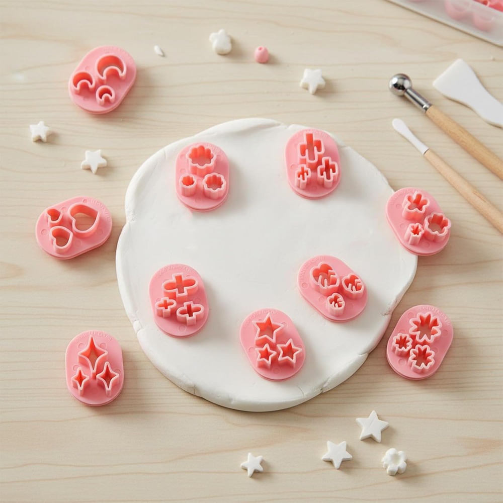 10 Pcs Polymer Clay Cutters, F - Jewelry Making In Clay ulasan dan harga