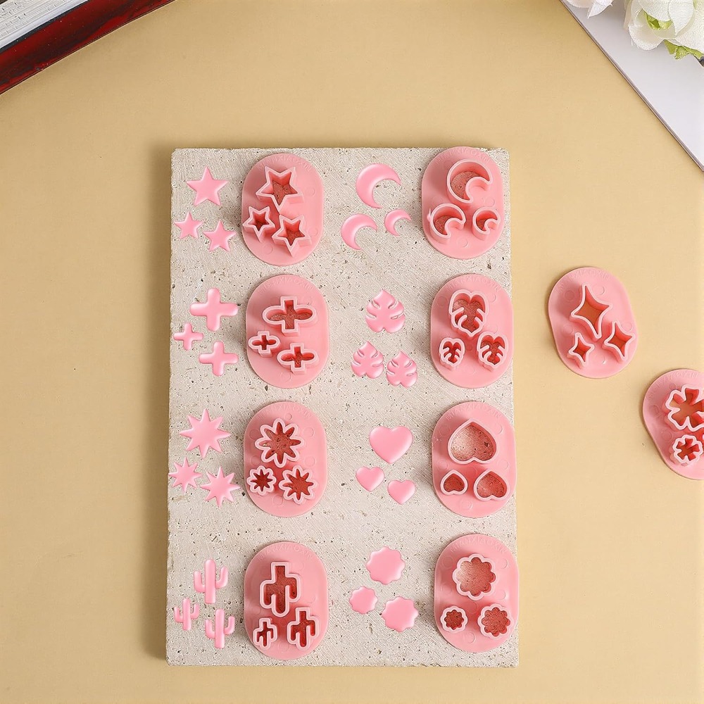 10 Pcs Polymer Clay Cutters, F - Jewelry Making In Clay ulasan dan harga