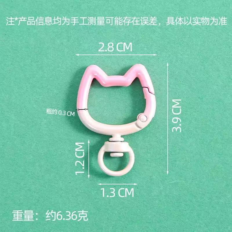 5-10PCS Gradient Cute Cat Clas - Jewelry Making Class ulasan dan harga